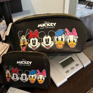 Disney Mickey and Friends x primark graphic camera bag with matching wallet